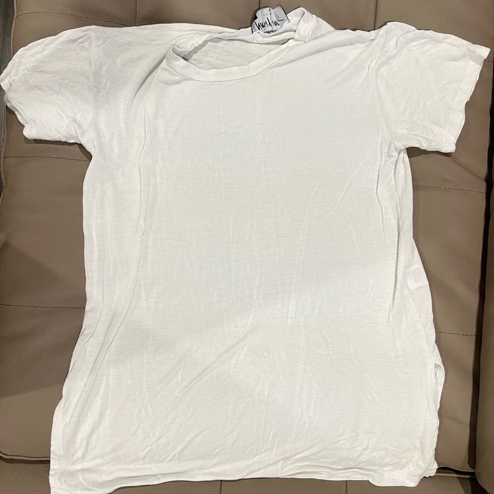 Nasty Gal white tee, xs